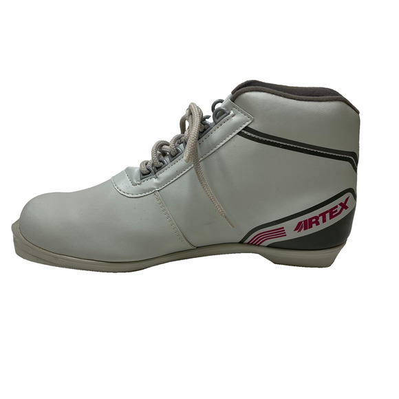Artex Men's Ski Snow Shoes White Gray Lace Up Approx. Size13" Men Size - Picture 7 of 13